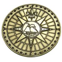 Nautical Compass Rose medallion